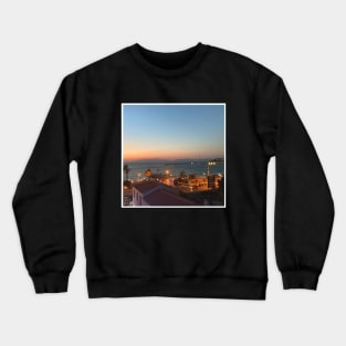 Beautiful Photography from Turkey City view at night ancient city historic city Ephesus Theatre Crewneck Sweatshirt